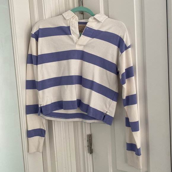 Abercrombie & Fitch Tops - Abercrombie & Fitch Stripe collard shirt